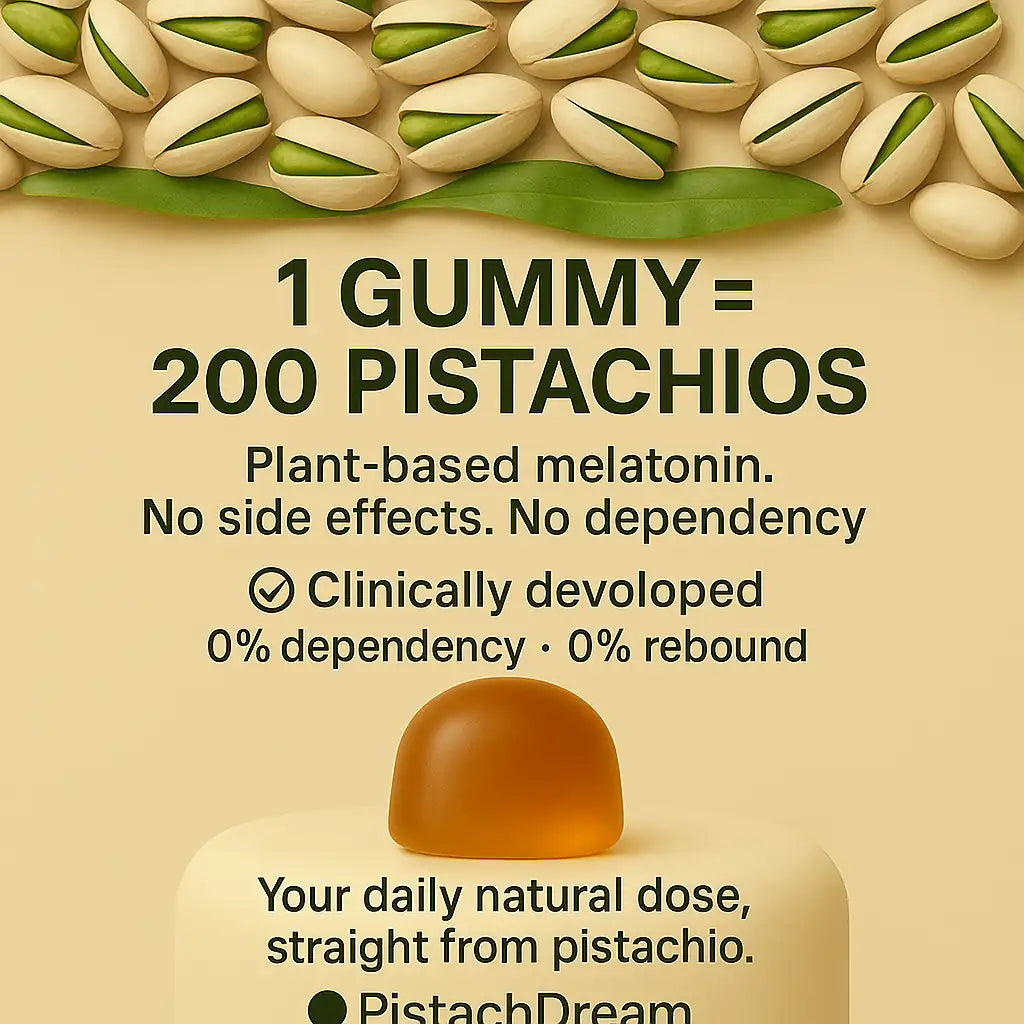 PistachDream - Pistachio Phyto-Melatonin Gummies 1mg
